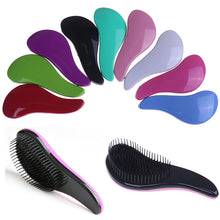 Load image into Gallery viewer, Baby Kids and Women Detangling Hair Brush Combs Salon Gentle Anti-static Brush Tangle Wet Dry Bristles Handle Tangle Curly